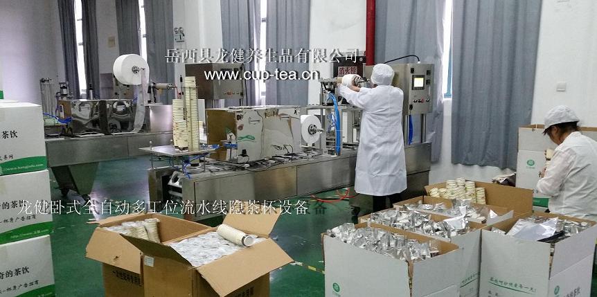 龍健臥式2工位YCB-2G-88全自動流水線隱茶杯設(shè)備